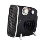 Swan Black Retro Fan Heater