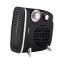 Swan Retro Fan Heater Black 1800W