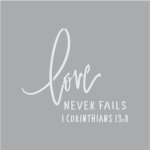 Stencil Love Never Fails