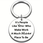 1PC Coworker Gift Keychain Employee Funny Coworker Gift Appreciation Retirement Leaving Going Away Gift For Coworker Employee Th