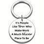 1pc Coworker Gift Keychain Employee Funny Coworker Gift Appreciation Retirement Leaving Going Away Gift For Coworker Employee Thank You Boss Gift Keychain