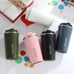 380ML Stainless Steel Coffee Mug - Bpa-free Shatterproof Travel Cup For Car Office Outdoor Sports & Fitness
