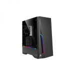 Antec DP501 Argb LED Tempered Glass Side Gpu 360MM Atx|micro Atx|itx Gaming Chassis Black