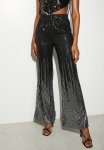 Ombre Sequin Straight Leg - Black & Silver