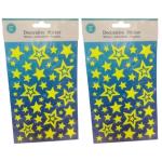 Source Direct - Glow In The Dark Stickers - Stars Pack Of 2