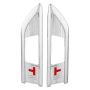 Abs Car Light Cover Frame Compatible With Chevrolet Cruze Red T Logo 1 Pair