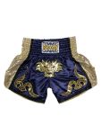 Fluory Muay Thai Shorts Embroidered Sports Trunks For Boxing Workout Fighting Training