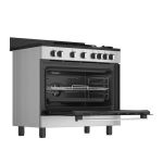 Defy 90CM Gas Electric Range Cooker Thermofan+ Black & Inox