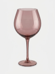 Tinted Mauve Glass Wine Goblet 22.5CM - None Assorted