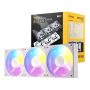 Antec Connect 120 Reverse Argb Pwm Fan 3 Pack White