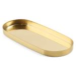 Goldair Gold Oval Tray 24X10CM