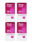 Sanitary Towels 4 Packets. 56 Pads In Total