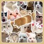 50PCS Funny Cat Stickers Cute Phone Case Laptop Water Cup Diy Decorative Waterproof Stickers Halloween Christmas Gift