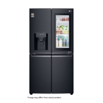 LG GR-X31FMQRL 716L Instaview Door-in-door French Door Fridge With Uvnano In Black Finish GR-X31FMQRL