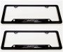 Partland Cyber Truck License Plate Frame Cover Premium Stainless Steel Compatible Tesla Cybertruck 2X Black