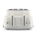 Delonghi Scultura White Toaster CTZS4003.W