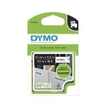 Dymo D1-TAPE Polyester High Performance 12MM X 5.5M Black On White