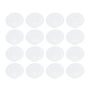 16 Pieces Breast Pump Membranes - White Silicone Replacement Diaphragms