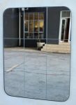 Black Framed 9 Division Mirror – 120X90CM