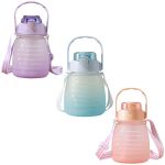 Frosted Surface Water Bottle-family Set Of 3