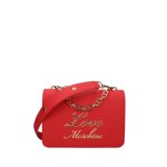 Logo Plaque Crossbody Bag -red