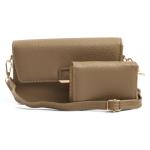 Camel Box Clutch-wallet Bag Set