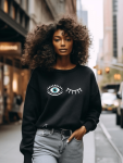 Optic Unisex Sweater - Black - Xlarge