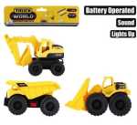 Battery Operated Construction Truck 18CM Marketplace Brits Bros