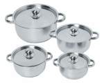 Smte 8 Piece Stainless Steel Cookware Set With Keychain