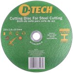 100PC Steel Cutting Discs 230 X 1.8 X 22.2MM DTCD230S-100