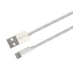 Verve UM30 2A Usb-a To Micro USB Charge & Sync Braided Cable – White