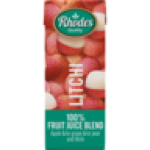 Rhodes Litchi 100% Fruit Juice Blend 200ML