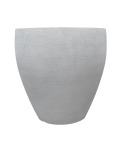 Rustic Ellipse Japi Planter Click For Details - Small JVIR40 40CM Width X 39.5CM Height Burnt Cement