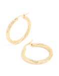 Waterproof Stainless Steel Large Hoop Earrings
