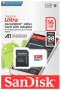 SanDisk Ultra Microsd Card With Adapter 16GB