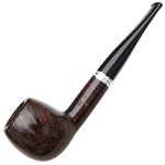 Savinelli Pipes Bianca Collection - Vintage Design Dark Wood Italian Briar Pipe Polished Finish 6MM Brown 207
