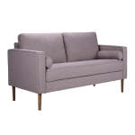 Burnaby Brown Two Seater Sofa