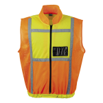 Contract Sleeveless Reflective Vest - Orange yellow 5X-LARGE