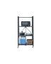 4 Tier Folding Storage Organizing Rack With Wheels