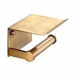 Toilet Paper Holder Antique Brass Toilet Paper Hanger With Mobile Phone Storage Shelf -wall Mount 2