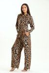 Kinsley Leopard Printed 2 Piece Slack Suit Set