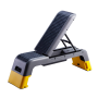 2 In 1 Fitness Deck Aerobic Step & Adjustable Weight Bench -w/ Seat Storage
