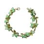 Sweet Berry Leaf Beads Bracelet - Green Fruit