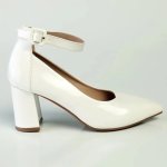 Madison Diana Court - White Patent - 8
