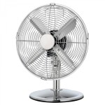 LOGIK 30CM Desk Fan Chrome ZF-1214DCR