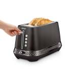 De'Longhi Delonghi Diadema Long Slot Toaster Black