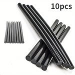 10PCS Car Hot Melt Glue Sticks Body Dent Repair Strong Adhesion Puller Tools Black Hot Melt Glue Stick Paintless Removal Repair