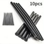 10PCS Car Hot Melt Glue Sticks Body Dent Repair Strong Adhesion Puller Tools Black Hot Melt Glue Stick Paintless Removal Repair Strips