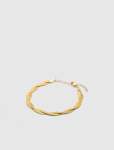 Shania Twisted Bracelet - 0 Gold Plated