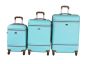 3-PIECE Green Abs Luggage Set-hardshell And Combination Lock